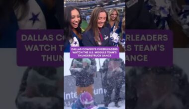 Dallas Cowboys Cheer THUNDERSTRUCK🎿😎❄️