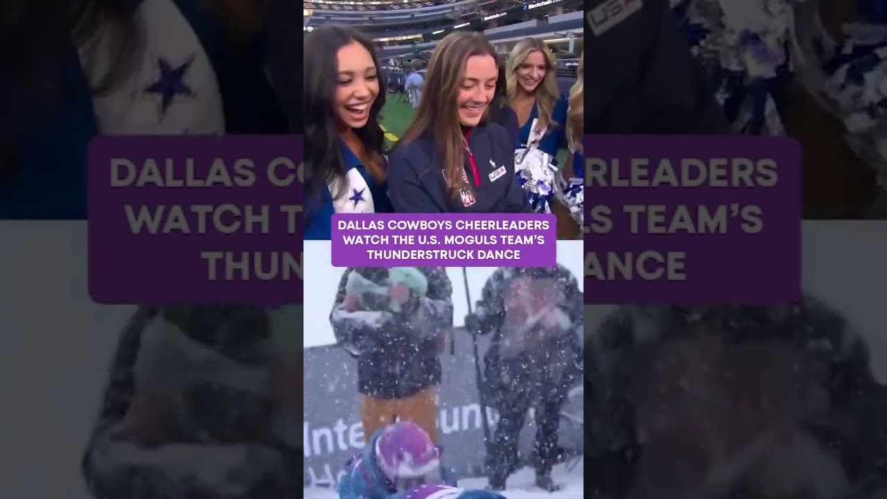 Dallas Cowboys Cheer THUNDERSTRUCK🎿😎❄️