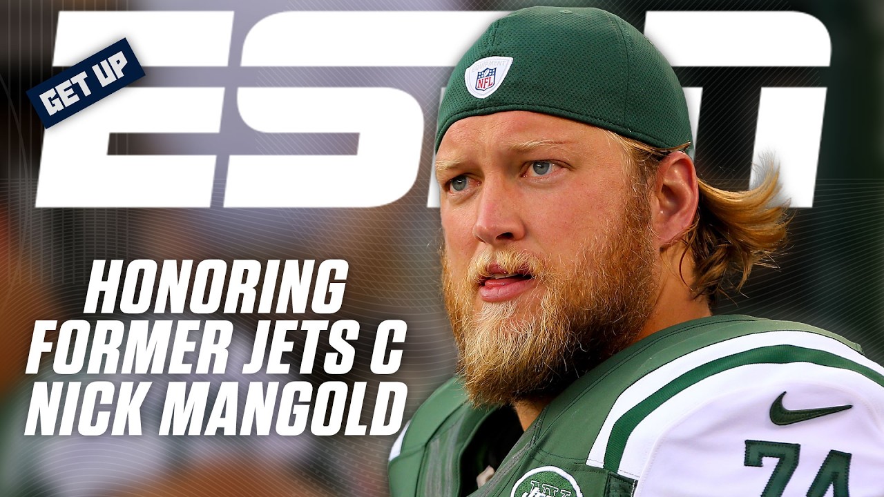 Damien Woody's heartfelt tribute to former Jets C Nick Mangold 💚 | Get Up