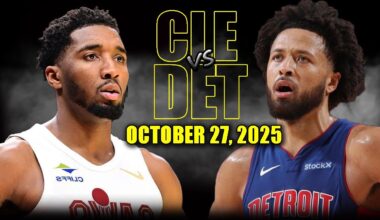 Cleveland Cavaliers vs Detroit Pistons Full Game Highlights - October 27, 2025 | NBA Season