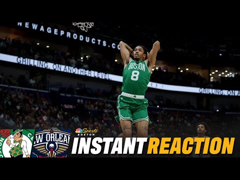 INSTANT REACTION: Celtics 'SO BACK', show up with right mindset in much-needed win vs. Pelicans 😤