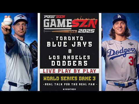 LIVE WORLD SERIES GAME 3: Blue Jays vs. Dodgers Play-by-Play