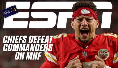 Commanders vs. Chiefs REACTION 🏈 Kansas City dominates on MNF for 3rd-straight win 💪 | SC with SVP