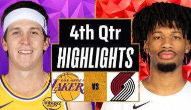 Los Angeles Lakers vs Blazers Full Game Highlights 4th Qtr P2 | Oct 27 | 2025 NBA Highlights