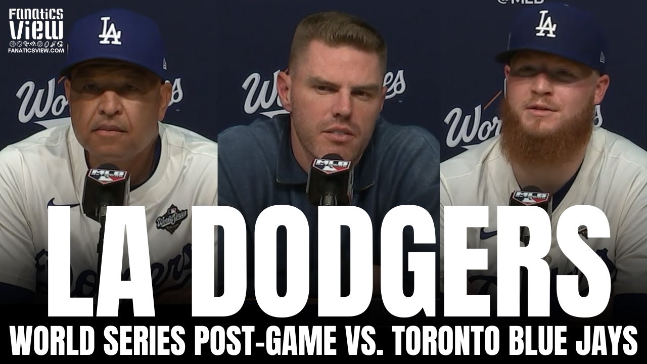 Freddie Freeman, Will Klein & Dave Roberts Recap INSANE 18 Inning World Series Walk-Off vs. Toronto