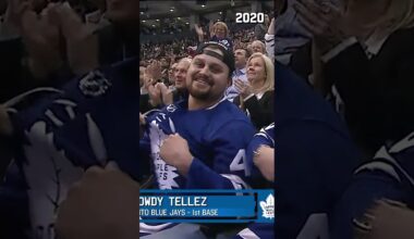 Blue Jays attending Leafs games throughout the years
