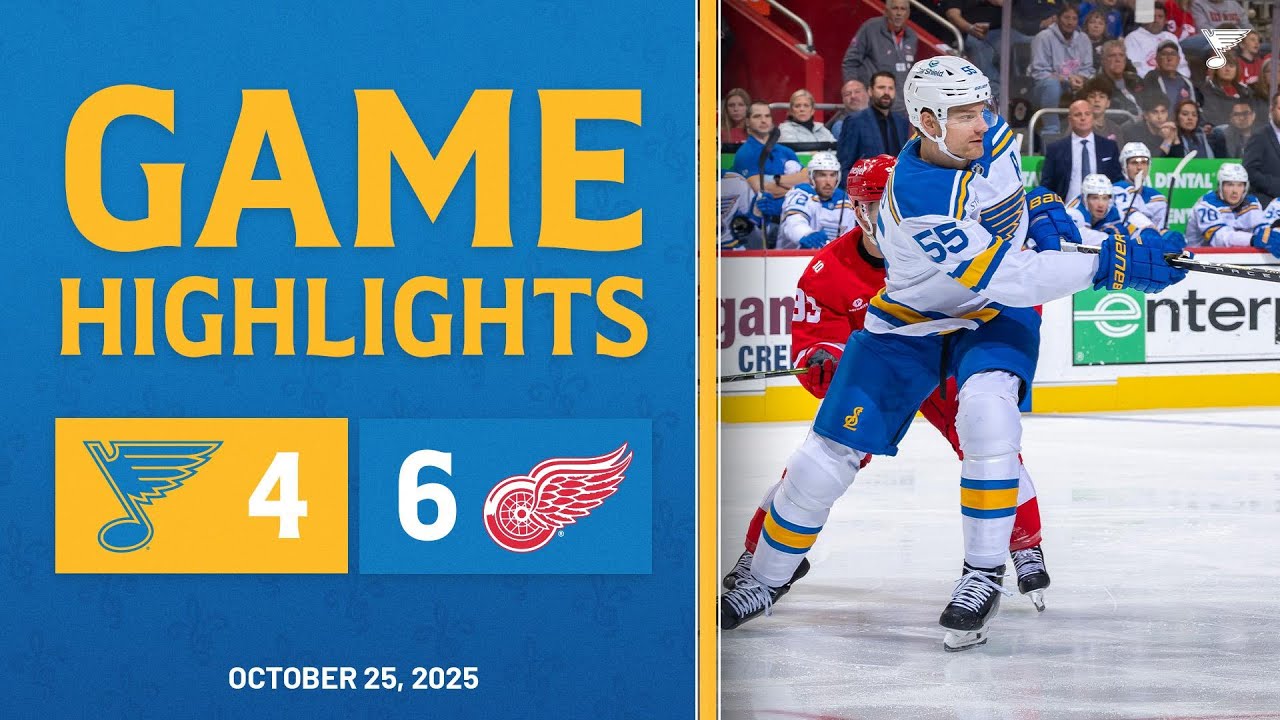 Game Highlights: Red Wings 6, Blues 4