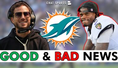Dolphins Receive GOOD & BAD News Before NFL Week 9