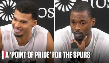 Victor Wembanyama addresses Spurs’ EFFICIENCY in 4-0 start | NBA on ESPN