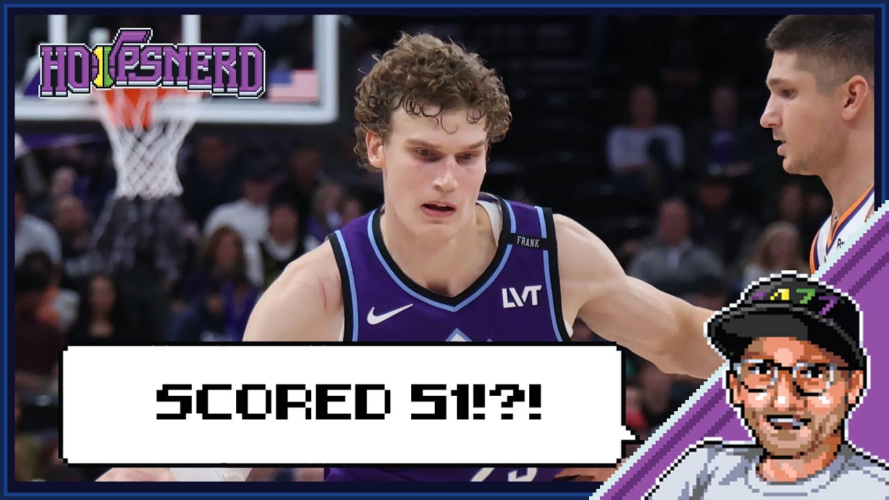 Utah Jazz vs Phoenix Suns Post Game -Lauri Markkanen scores 51!! | Hoops Nerd Show