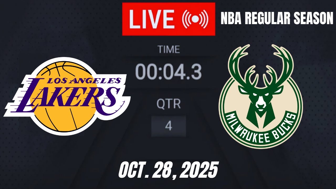 NBA LIVE! Los Angeles Lakers vs Milwaukee Bucks | October 28, 2025 | Bucks vs Lakers 2K26 Live