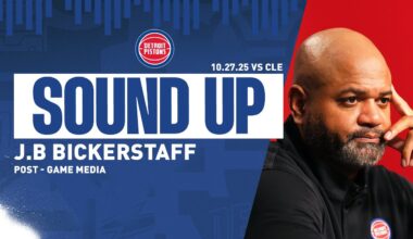 Post-Game Press Conference: J.B. Bickerstaff | Pistons vs Cavs | 10.27.2025
