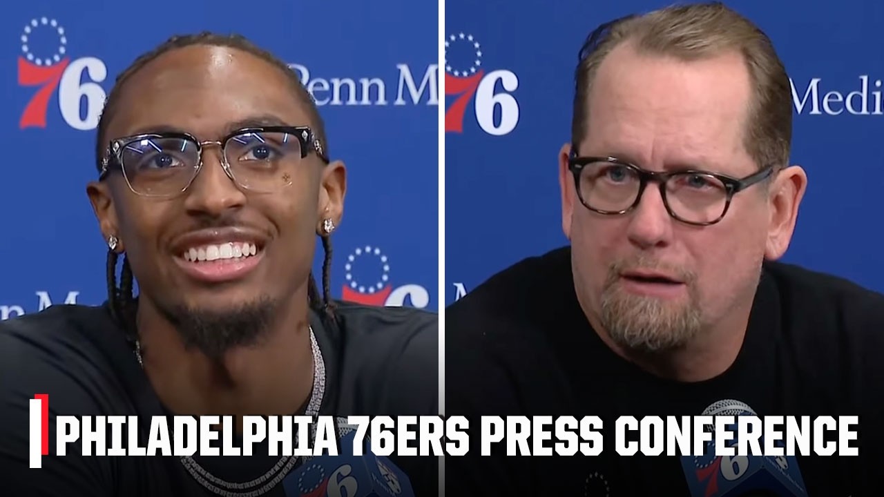 Tyrese Maxey & Nick Nurse are POSITIVE after the Philadelphia 76ers' GROWTH 📈 | NBA on ESPN