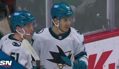 Sharks' Michael Misa Buries Loose Puck To Score First Career NHL Goal