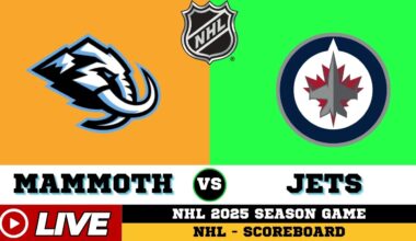 🔴LIVE : Utah Mammoth Vs Winnipeg Jets | NHL 2025 | NHL Live SCOREBOARD | Oct 27 2025