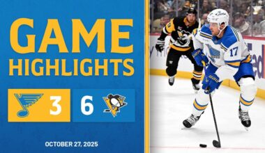 Game Highlights: Penguins 6, Blues 3