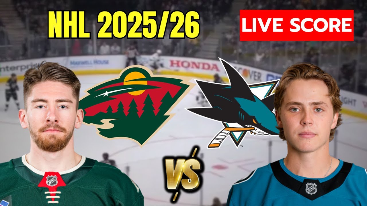 🔴 Minnesota Wild vs San Jose Sharks | EN VIVO NHL | Live Score Update