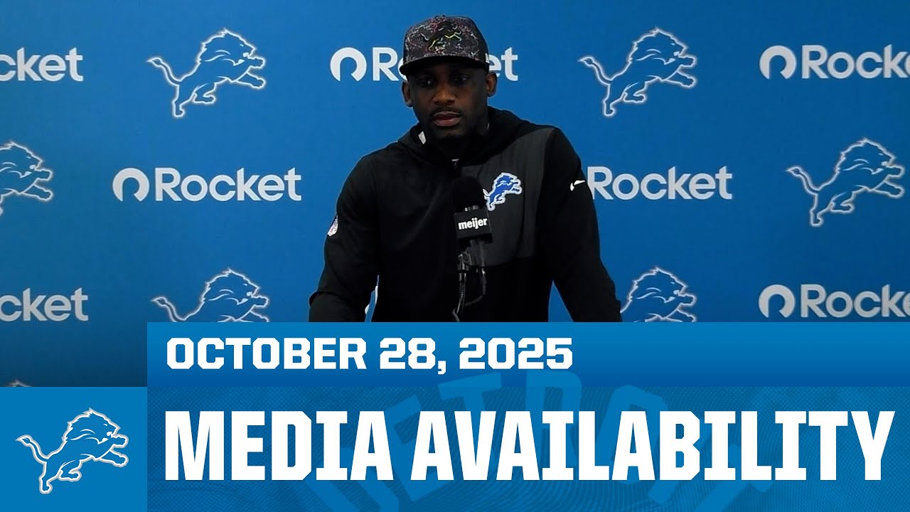 Detroit Lions assistant coaches meet with the media | October 28, 2025