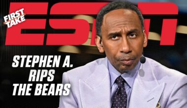 ‘GET IT TOGETHER!’ 😡 - Stephen A.‘s FUMING after the Chicago Bears’ loss to the Ravens | First Take