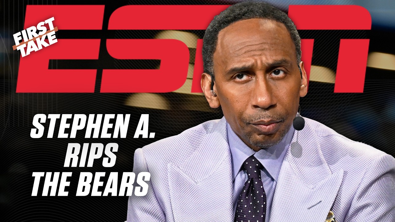 ‘GET IT TOGETHER!’ 😡 - Stephen A.‘s FUMING after the Chicago Bears’ loss to the Ravens | First Take