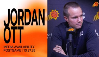 Jordan Ott Postgame Media Availability | Phoenix Suns | 10-27-25
