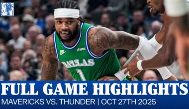 Mavericks Highlights vs. Oklahoma City Thunder | October 27, 2025