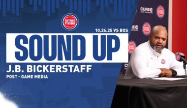 Post-Game Press Conference: J.B. Bickerstaff | Pistons vs Celtics | 10.26.2025