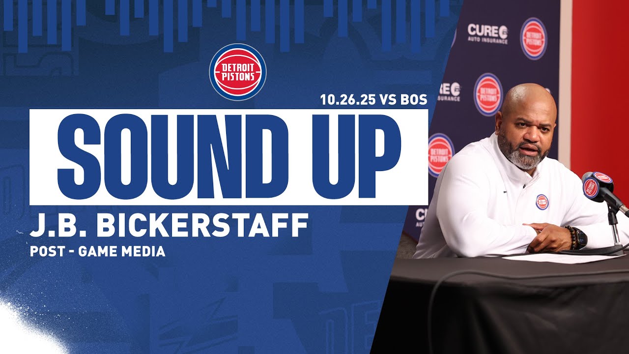 Post-Game Press Conference: J.B. Bickerstaff | Pistons vs Celtics | 10.26.2025