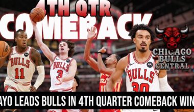 Ayo Dosunmu Leads 4th Quarter Comeback Win | Chicago's Young Guns SILENCE Critics with 3-0 Start