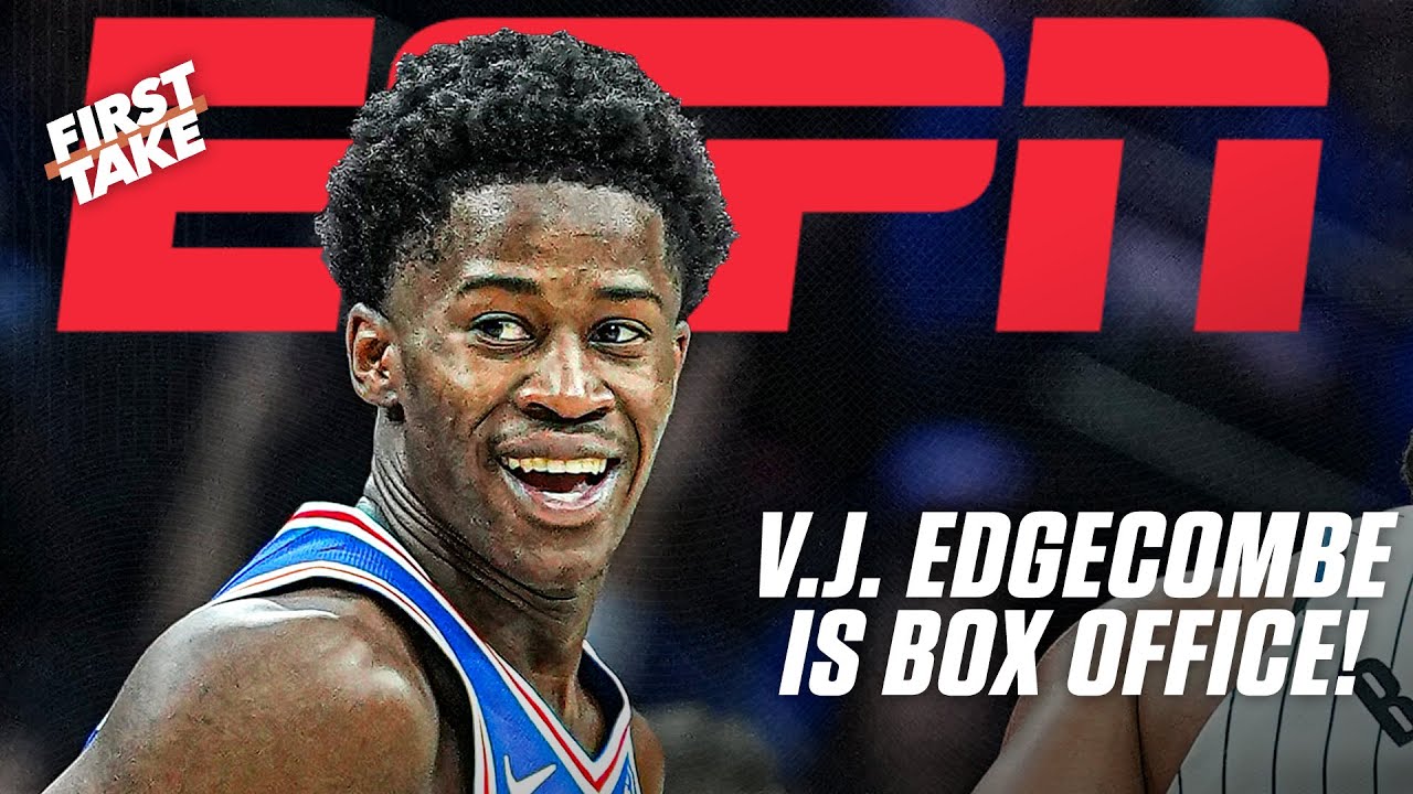 V. J. Edgecombe is SPECIAL! 🗣️ Stephen A. has high praise for the 76ers' rookie | First Take