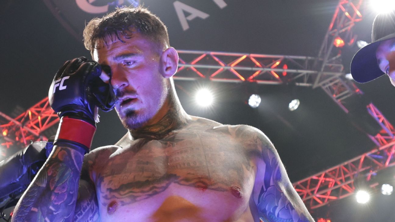 Dad: UFC champ Aspinall 'can't see anything' out of right eye