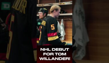 Congratulations Tom Willander on your first #NHL game! 👏