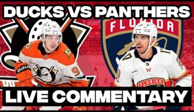 Anaheim Ducks Vs Florida Panthers LIVE COMMENTARY | 2025-26 NHL Season