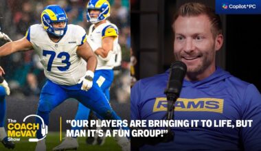 Sean McVay Discusses Steve Avila's Return, The Defense Playing As A Collective Unit & Roster Moves