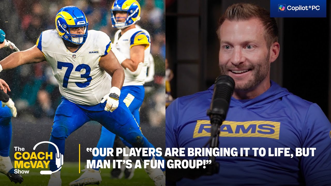 Sean McVay Discusses Steve Avila's Return, The Defense Playing As A Collective Unit & Roster Moves