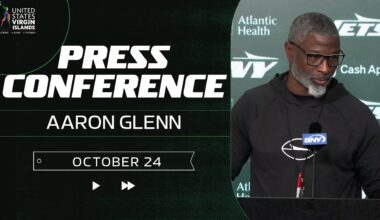 Aaron Glenn Press Conference (10/24) | New York Jets