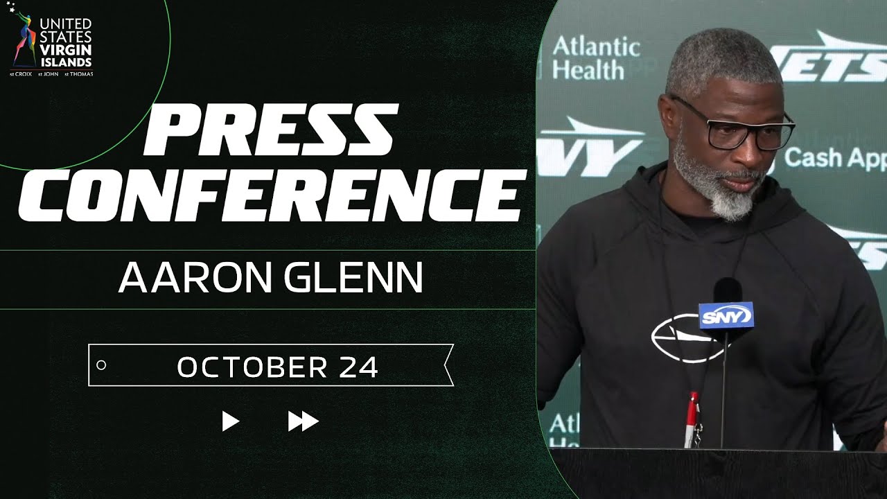Aaron Glenn Press Conference (10/24) | New York Jets