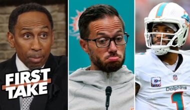 FIRST TAKE | You have to bench Tua before firing Mike McDaniel - Stephen A. on Dolphins' 1-6 start