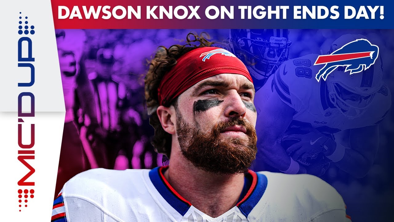 Dawson Knox Mic'd Up For National Tight Ends Day! | Buffalo Bills