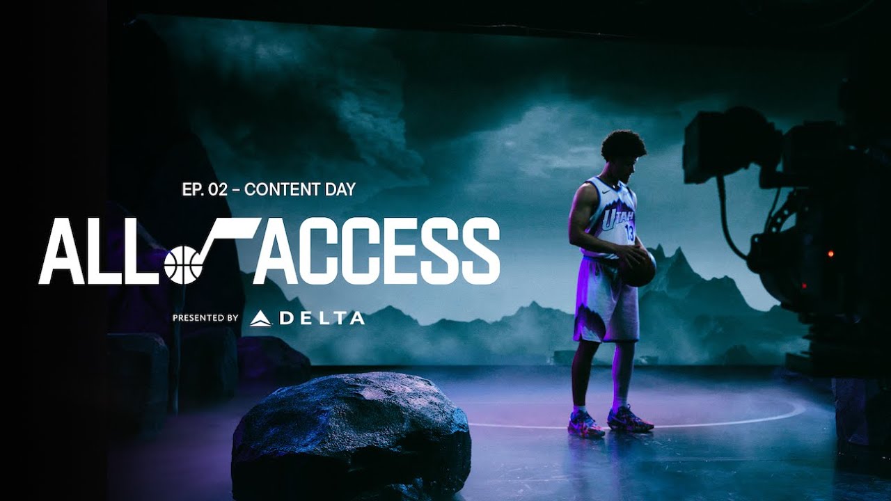 BEHIND-THE-SCENES of CONTENT DAY 2025 🎬 | UTAH JAZZ #AllAccess presented by @Delta