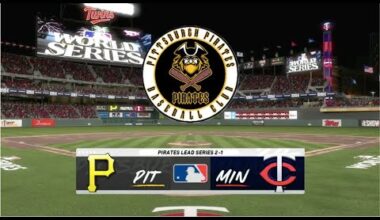 The Rise of the Jolly Roger 2025 World Series G4 - Pittsburgh Pirates @ Minnesota Twins (PGH 2-1)