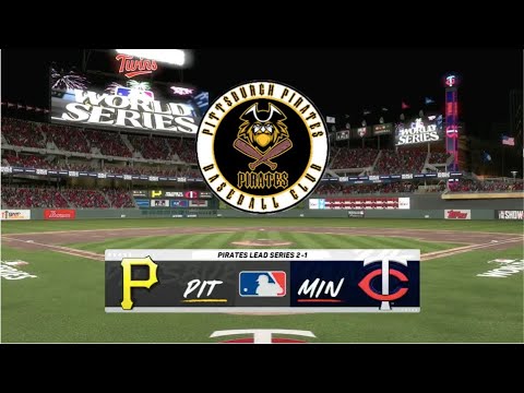 The Rise of the Jolly Roger 2025 World Series G4 - Pittsburgh Pirates @ Minnesota Twins (PGH 2-1)