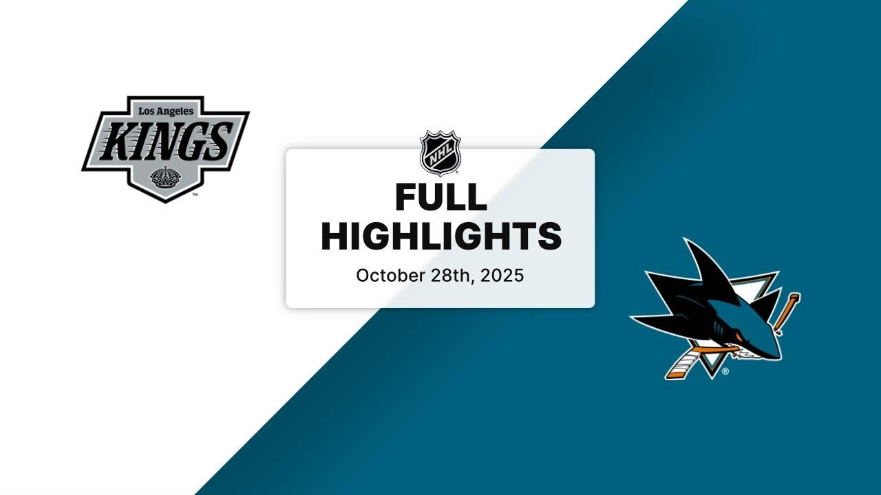 NHL Highlights | Kings vs. Sharks | October 28, 2025