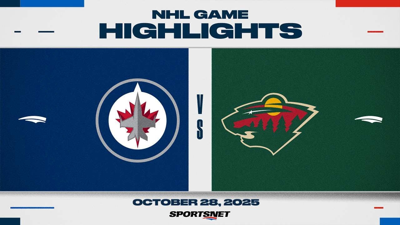 NHL Highlights | Jets vs. Wild - October 28, 2025