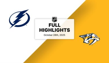 NHL Highlights | Lightning vs. Predators | October 28, 2025