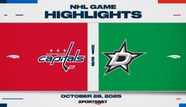 NHL Highlights | Capitals vs. Stars - October 28, 2025