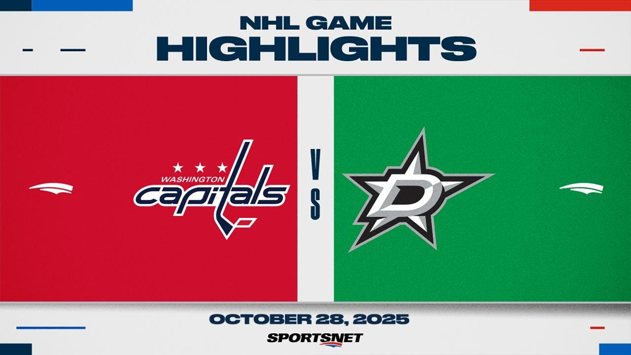NHL Highlights | Capitals vs. Stars - October 28, 2025