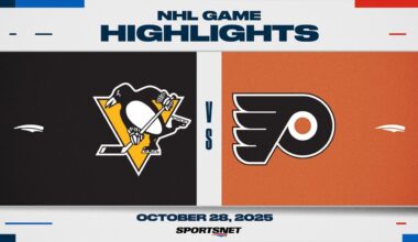 NHL Highlights | Penguins vs. Flyers - October 28, 2025