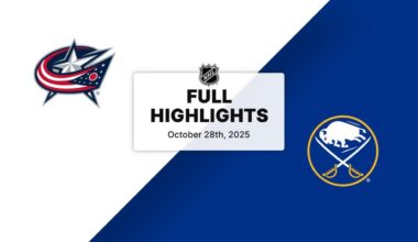 NHL Highlights | Blue Jackets vs. Sabres | October 28, 2025