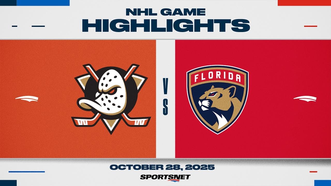 NHL Highlights | Ducks vs. Panthers - October 28, 2025
